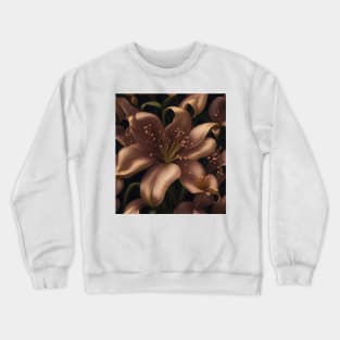 Lily vintage Flower Crewneck Sweatshirt